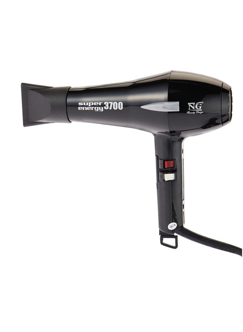 ان جي مجفف شعر احترافي من إن جي، محرك بدرجة صالونات التجميل بقوة 1780 واط للتحكم في التجعد، مثالي للاستخدام المهني والشخصي، 3800 - Image 1
