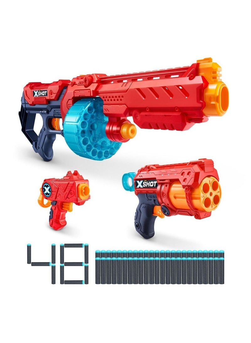 x_shot كومبو باك تيربو فاير اند فيوري 4 ومايكرو 48 دارتس - Image 1