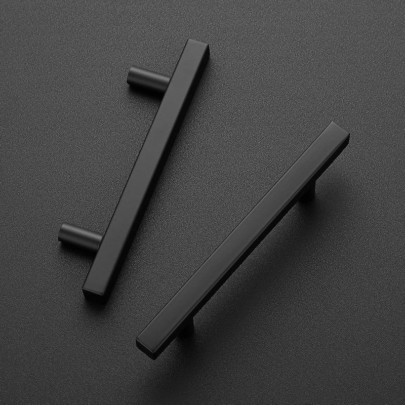 Ravinte 55 Pack 6'' Square Cabinet Pulls Matte Black Stainless Steel Kitchen Drawer Pulls Cabinet Handles 6”Length, 3-3/4” Hole Center - Image 2