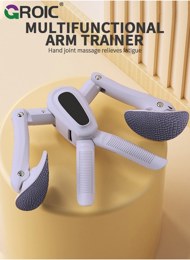 GROIC Arm Strength Trainer, Grip Strength Training Device, Forearm And Wrist Exercise Device, Arm Strength Trainer, Shoulder And Back Exercise Equipment Thigh Exerciser Body Trainer for Home  - Image 2