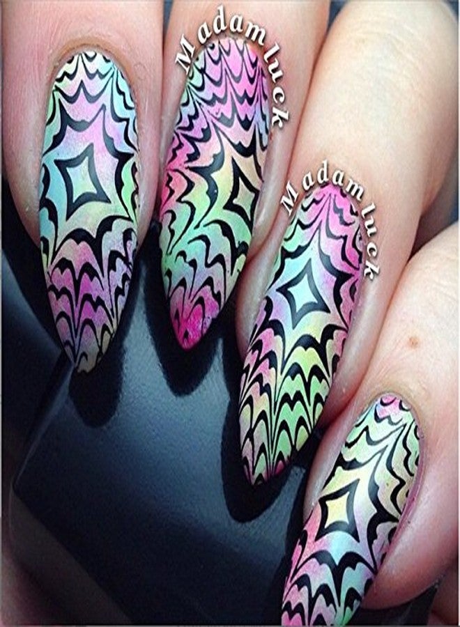 PUEEN Nail Art Stamping Plate Celebration Collection - FIREWORKS FESTIVAL - NEW INVENTION Super Size All You Can Stamp Full Size Stamping Plates Manicure DIY Infinite Images -BH000435 - Image 5