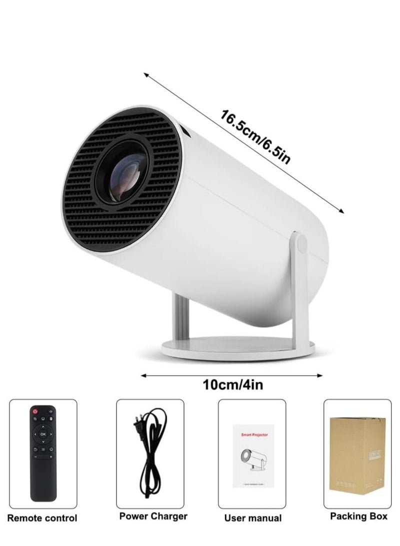 Mini Projector,Portable Projector, Projector Support 4K, Bluetooth WiFi6,Smart Projector Compatible With Android/TV Stick/HDMI/USB/Audio,Home Cinema  - Image 3