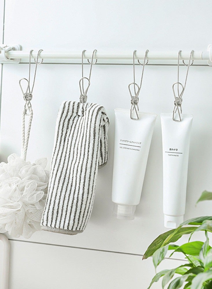 6Pcs Pegs Clothespin 6cm Clips Washing Hang Pins Wire Clamp Home Storage Tool Stainless Steel Clips Clothes Organizer  - Image 5