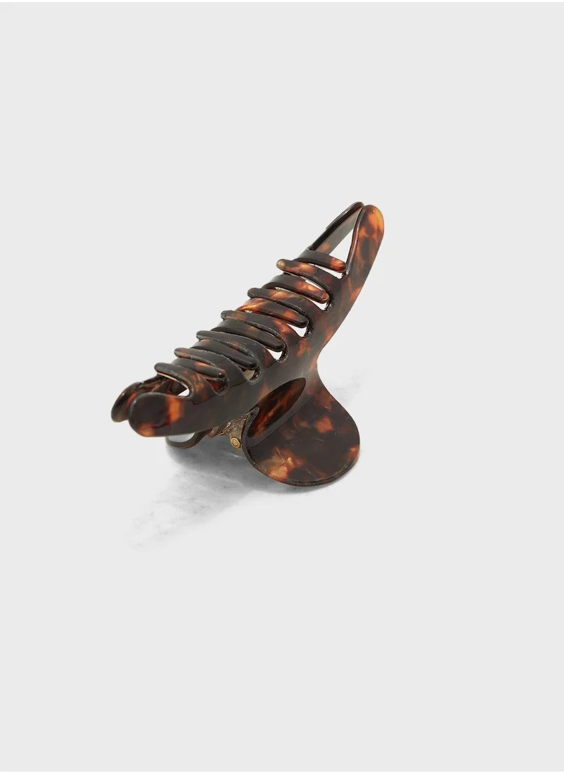 Claires Kids Thick Tortoiseshell Clip