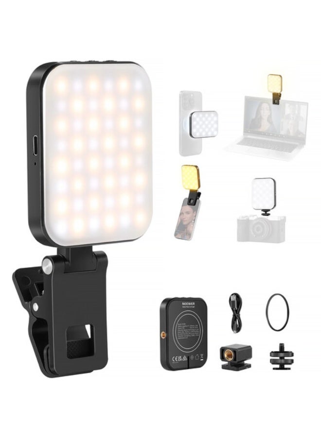 نيوير BASICS BL48B Rechargeable Magnetic Selfie Light For MagSafe - Image 1