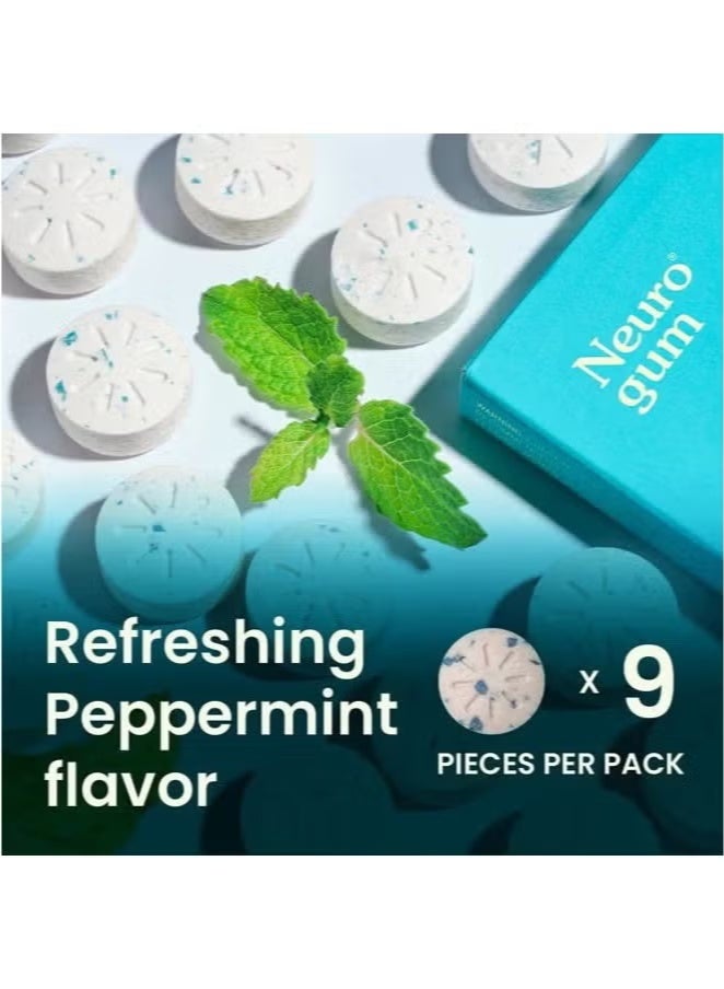 Energy Peppermint Tablets – Sugar-Free with Caffeine, L-Theanine, Vitamin B12 - 54 Pieces - Image 4