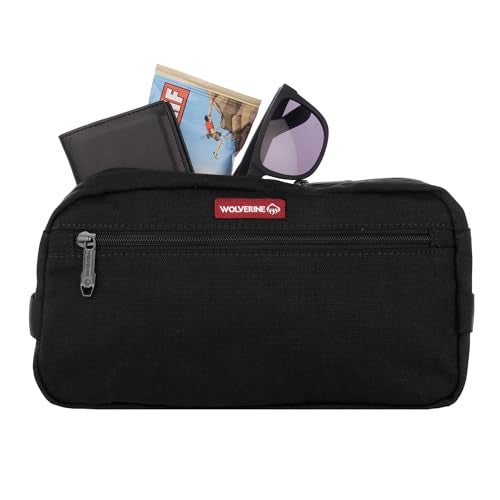 WOLVERINE Guardian Cotton Waist Pack Compact Design Multiple Compartments and Loops for Gear Onyx One Size - Image 3