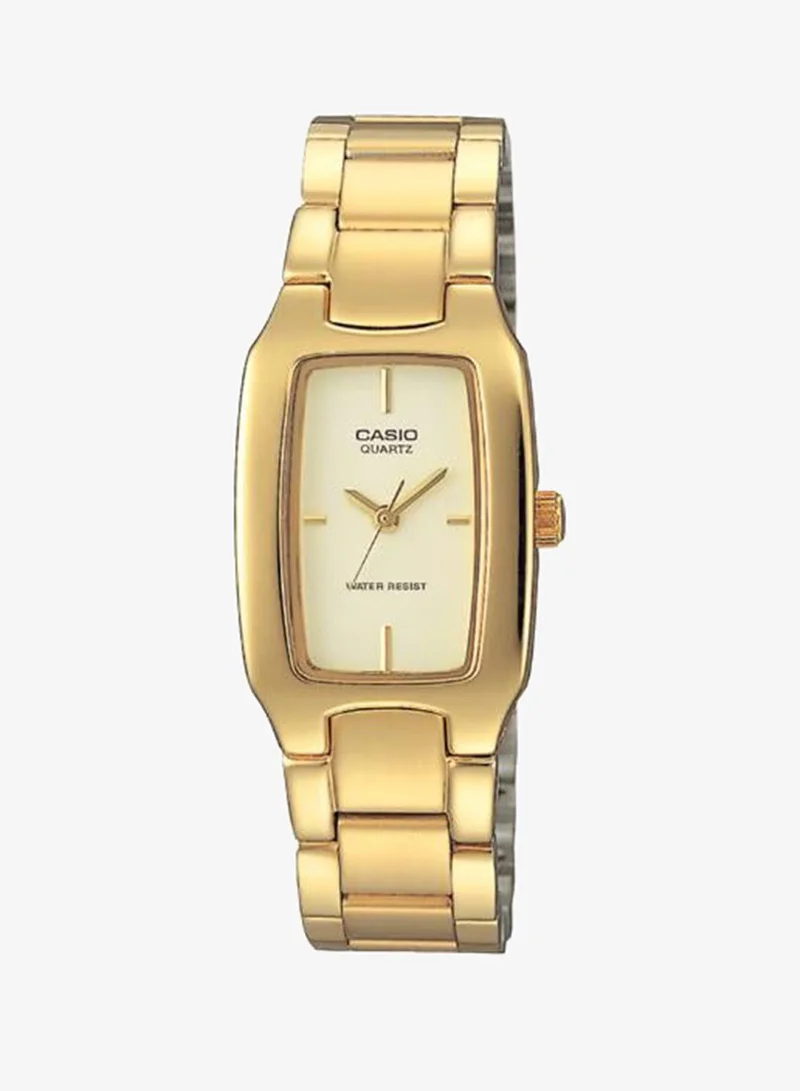 Casio Women's Plated Metal Analog Watch LTP-1165N-9CRDF - 32X22  mm
