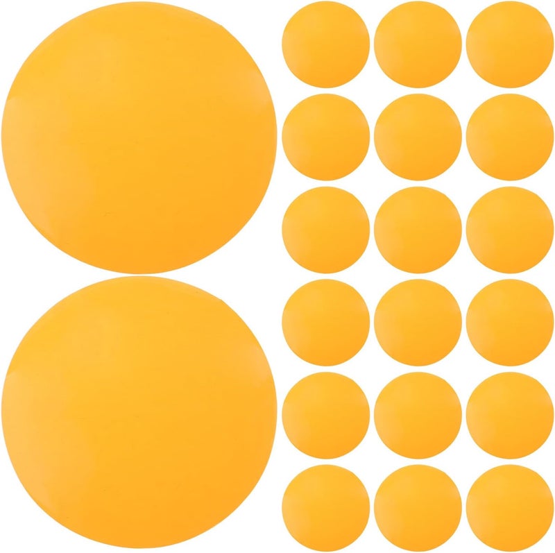 30pcs Ambient Lighting Tint Circles - 60mm Light Blocking Gel Discs - Color Correction Film Sheets - Adhesive Diffuser Filters for Mood Lighting Decor Orange - Image 1