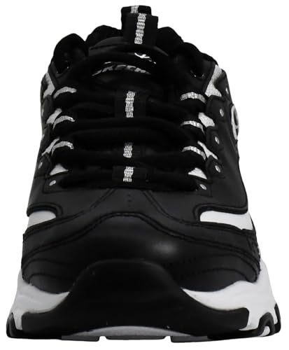 SKECHERS أحذية سكيشرز للنساء D`Lites - بداية جديدة، أسود/أبيض، 9 M - Image 2