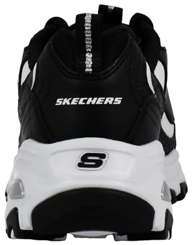 SKECHERS أحذية سكيشرز للنساء D`Lites - بداية جديدة، أسود/أبيض، 9 M - Image 3