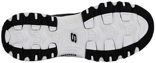 SKECHERS أحذية سكيشرز للنساء D`Lites - بداية جديدة، أسود/أبيض، 9 M - Image 4