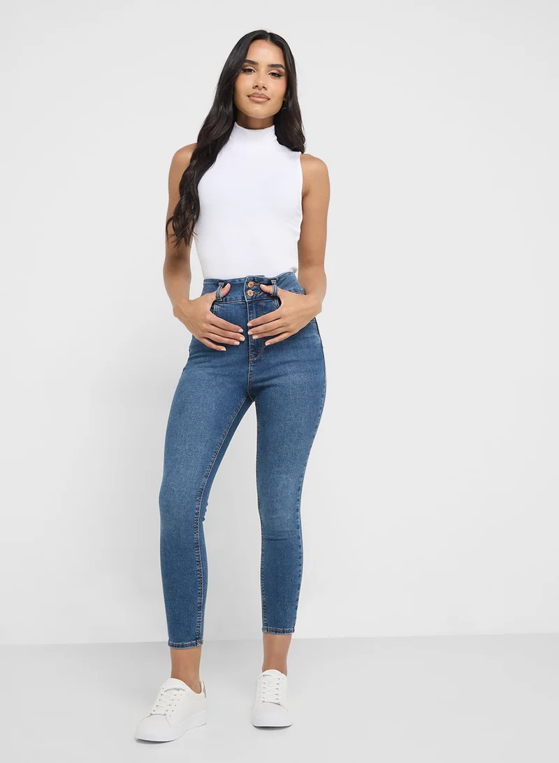 American Eagle Mock Neck Tank Top