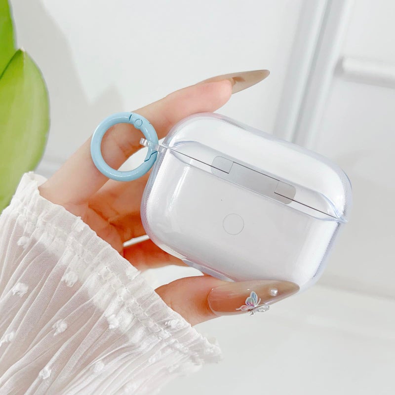 OTOPO Cute AirPods Pro 2/1 Gen Clear Case, Girly 3D Bow Design Soft TPU Protective Shockproof Kawaii Apple iPod Pro 2nd/1st Generation Cover with Cleaner Pen & Keychain Girls Women 2023/2022/2019 - Image 5