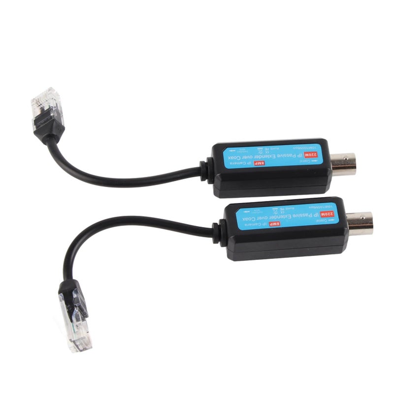 IP Network Coaxial Transmitter And Receiver 1 Pair 10 100Mbps 1CH Passive For NVR Surveillance - Image 2