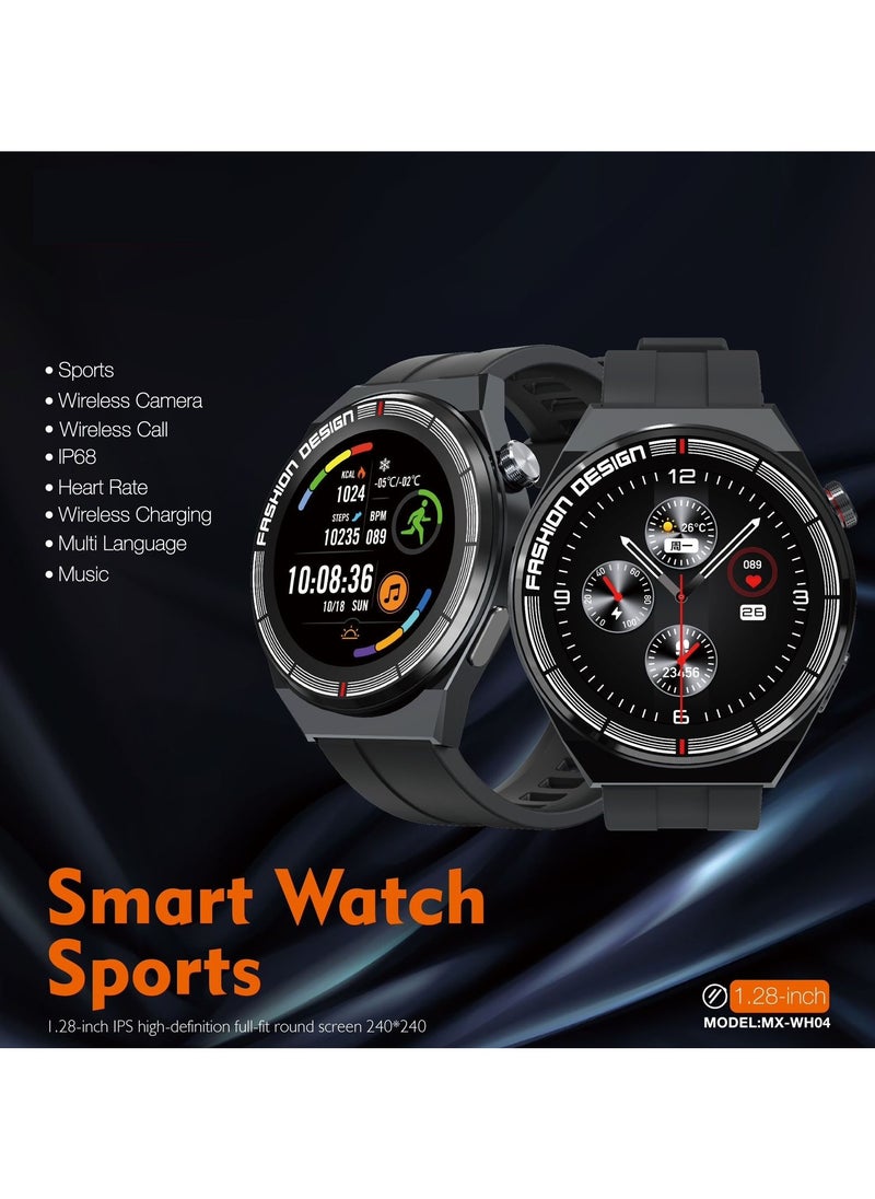MOXOM MX-WH04 1.28 inch Sports Smart Watch with Wireless Charging  - Image 2