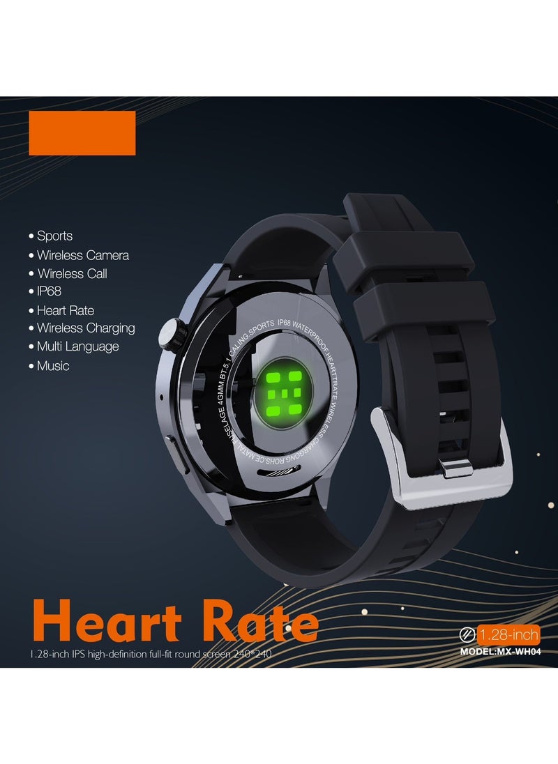 MOXOM MX-WH04 1.28 inch Sports Smart Watch with Wireless Charging  - Image 3