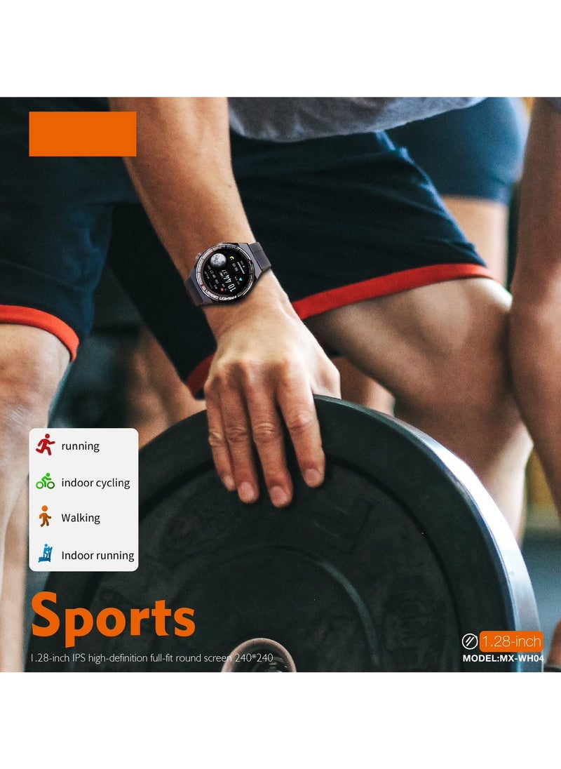 MOXOM MX-WH04 1.28 inch Sports Smart Watch with Wireless Charging  - Image 4