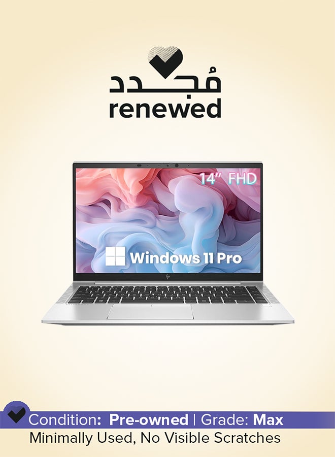 HP جهاز كمبيوتر محمول مجدد - 840 G8 بشاشة 14 بوصة بدقة Full HD، مع معالج Core i5/رباعي النواة/ذاكرة RAM سعة 16GB/قرص SSD سعة 256GB/نظام Windows 10 Pro - Image 1
