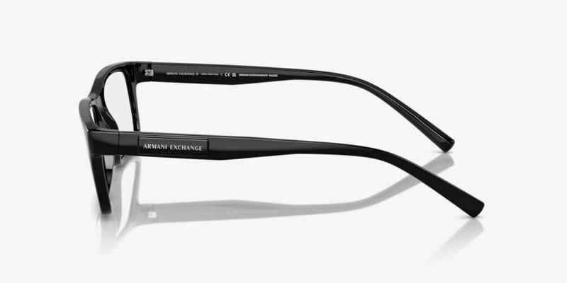 Armani Exchange Rectangle-Style Eyeglasses Frame - Image 3