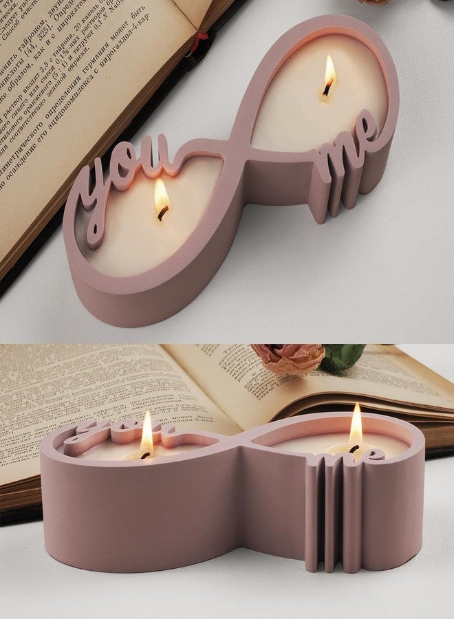 Japleed Love Candle Holder Silicone Molds, Couple Container Resin Concrete Molds, Epoxy Resin Casting Plaster Storage Jar Box Molds for Jewelry Holder Succulent Pot Valentine Decor - Image 5