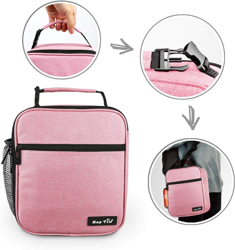 Hap Tim Insulated Lunch Bag - Pink - Image 3