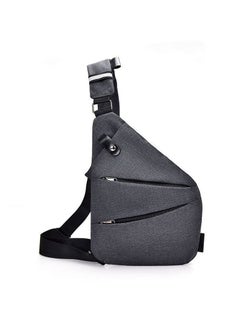 Men's Canvas Chest Bag Messenger Sports Waist Bag