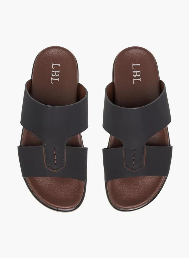 LBL by Shoexpress BLACK Men Slip-On Sandals for Men | Best Price UAE