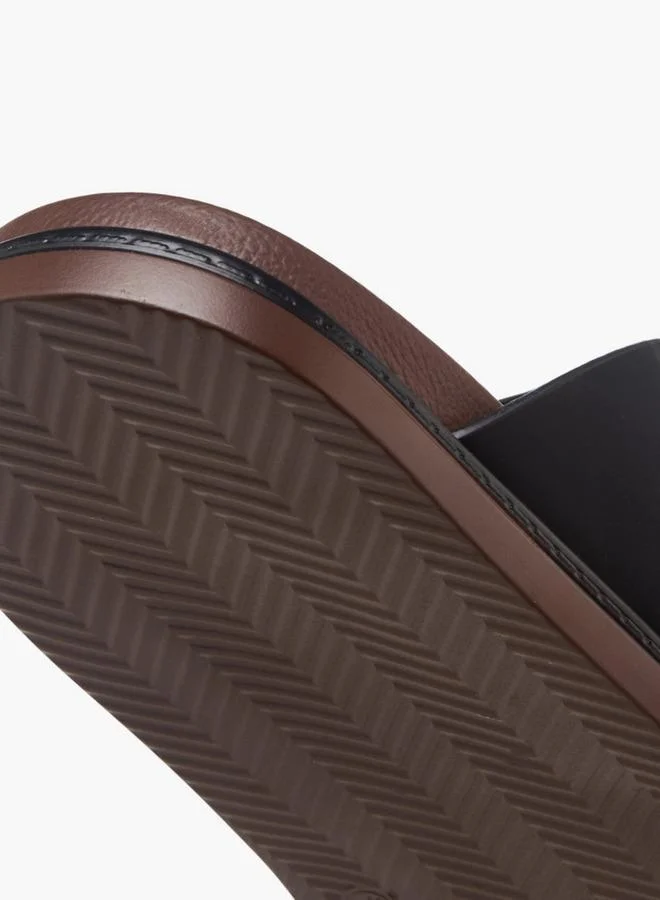 LBL By Shoexpress BLACK Men Slip-On Sandals for Men | Best Price UAE