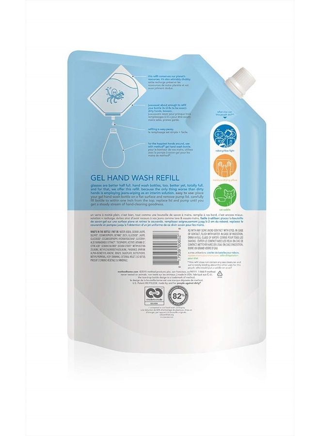 Method Gel Hand Soap Refill, Sweet Water, 34 oz, 1 pack, Packaging May Vary - Image 2