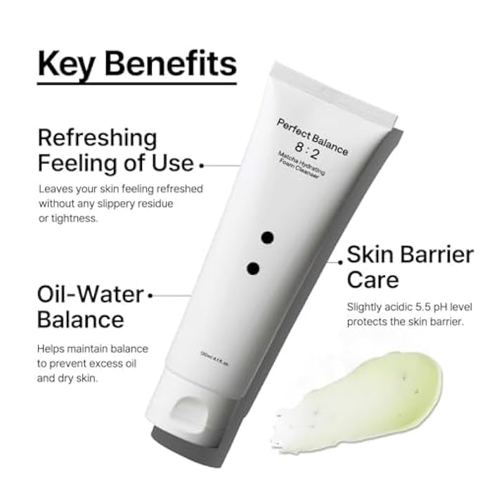 B.LAB B_LAB Matcha Hydrating Foam Cleanser 120ml - Image 3