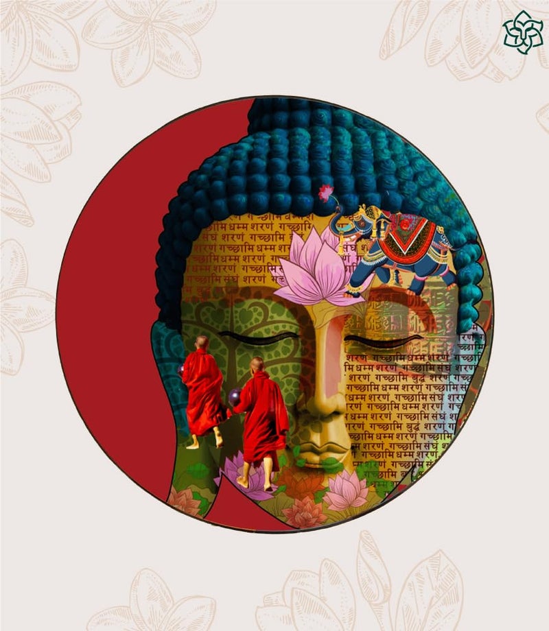 MaatirDesigns Buddha Wall Decor Plate - Image 2