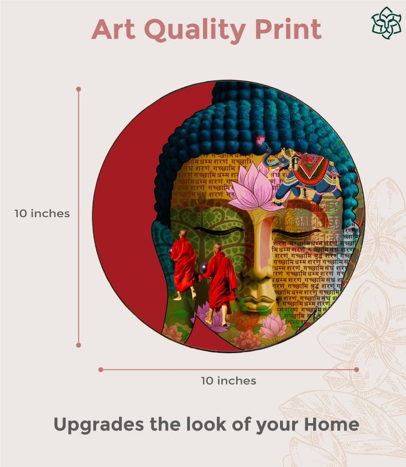 MaatirDesigns Buddha Wall Decor Plate - Image 4