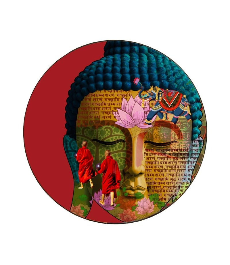 MaatirDesigns Buddha Wall Decor Plate - Image 1