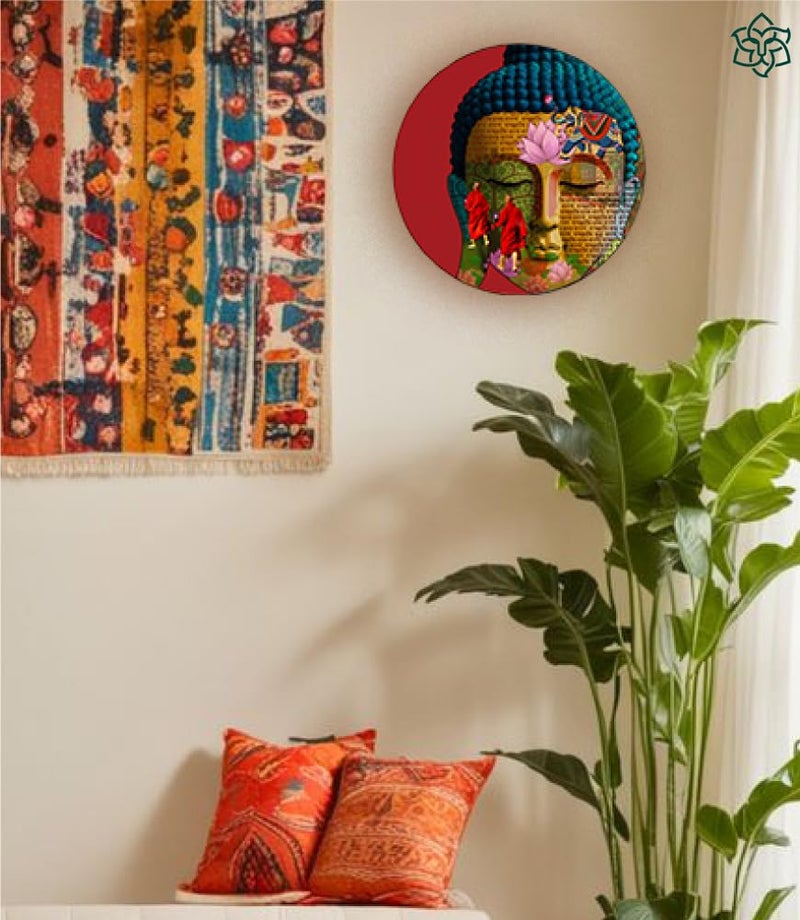 MaatirDesigns Buddha Wall Decor Plate - Image 5