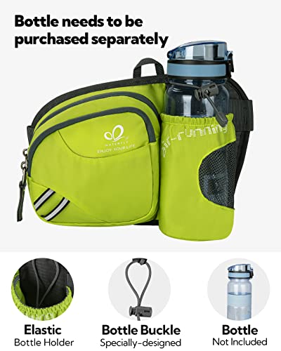 WATERFLY Fanny Pack Waist Bag: Waist Pack for Women Men with Water Bottle Holder Hiking Fanny Pack for Running Walking DogWalking Travel Cycling - Image 3