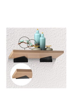 Y&D Invisible Triangle Wall Brackets, 4 Pcs Floating Shelf Hidden Mounted, Heavy Duty Metal Brackets for Storage Shelf, Bookshelf  - Image 3