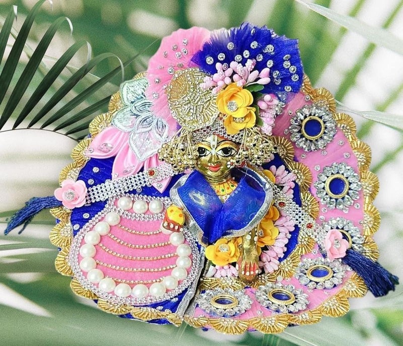 Partish Laddu Gopal Heavy Janamashtmi Dress Size 1 l Ladoo Gopal Dress l Kanha Ji Poshak Size 1 2 4 5 6 (AA) - Image 1