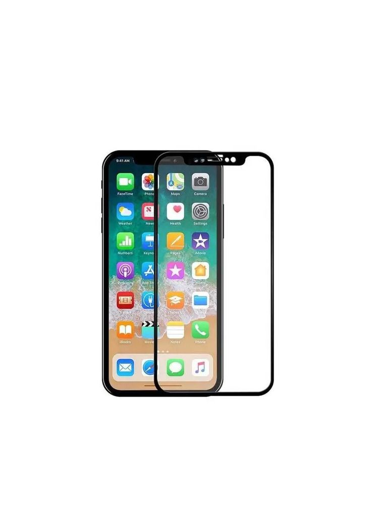 devia Anti-Glare Screen Protector Full Screen Tempered Glass 0.26mm for iPhone X - Black