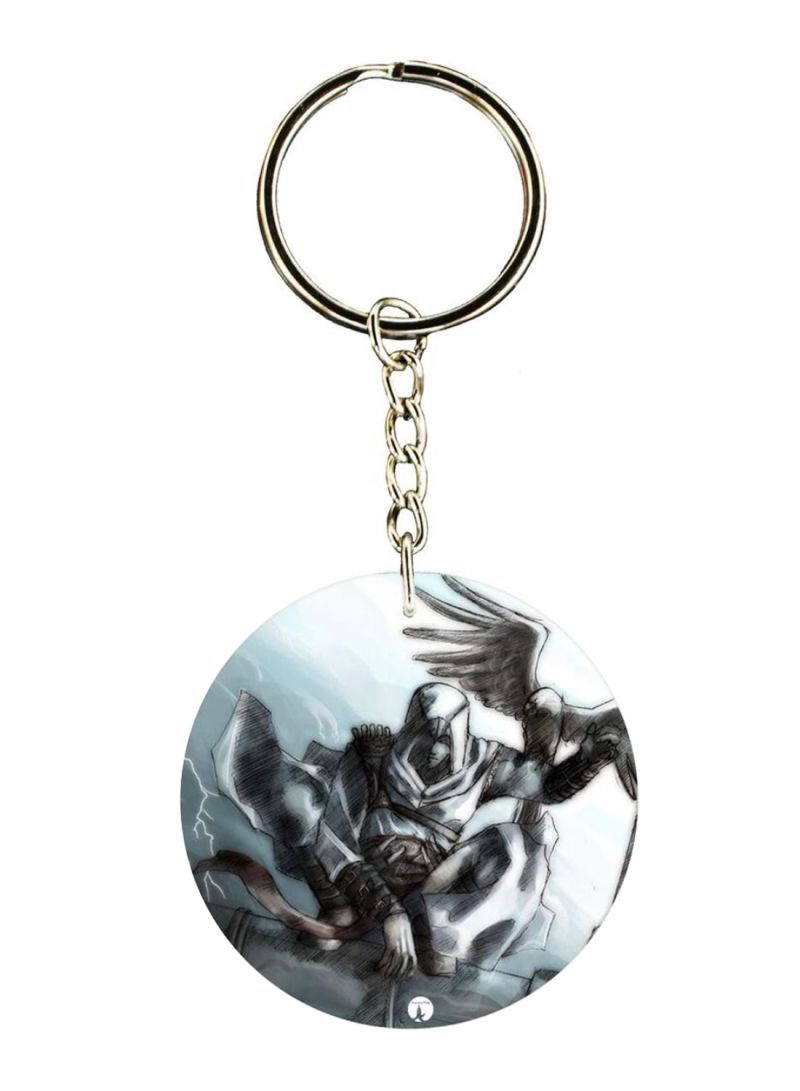 Double Sided Assassin's Creed Printed Keychain