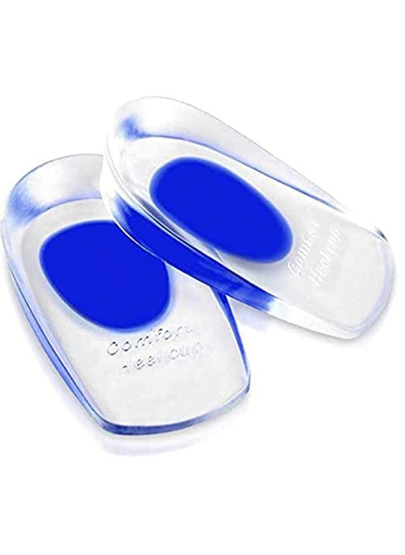 Generic - Silicone Gel Heel Cups, Heel Pads for Plantar Fasciitis,Heel Spurs & Heel Pain Foot Care - Image 1