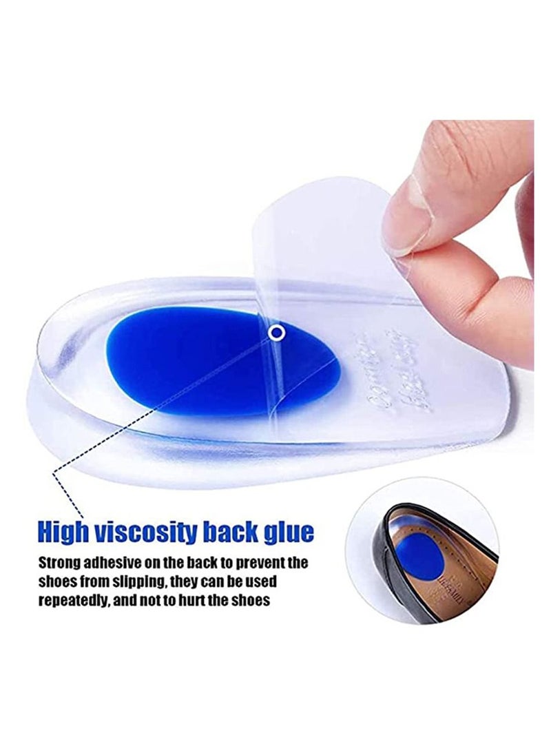 Generic - Silicone Gel Heel Cups, Heel Pads for Plantar Fasciitis,Heel Spurs & Heel Pain Foot Care - Image 1