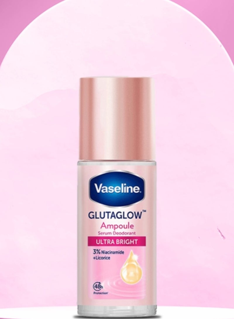 Vaseline Glutaglow Ultra Bright Ampoule Serum Deodorant - 45ml - Image 1