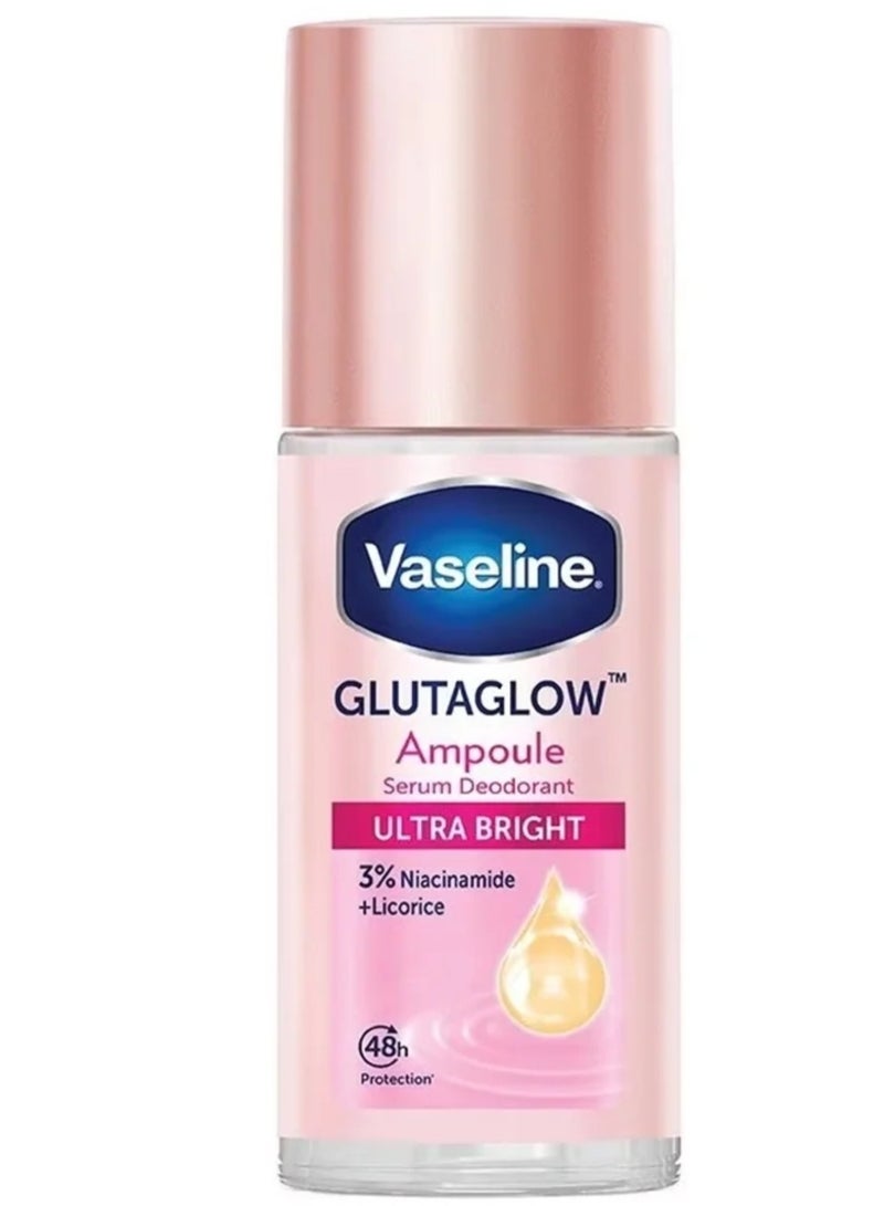 Vaseline Glutaglow Ultra Bright Ampoule Serum Deodorant - 45ml - Image 2