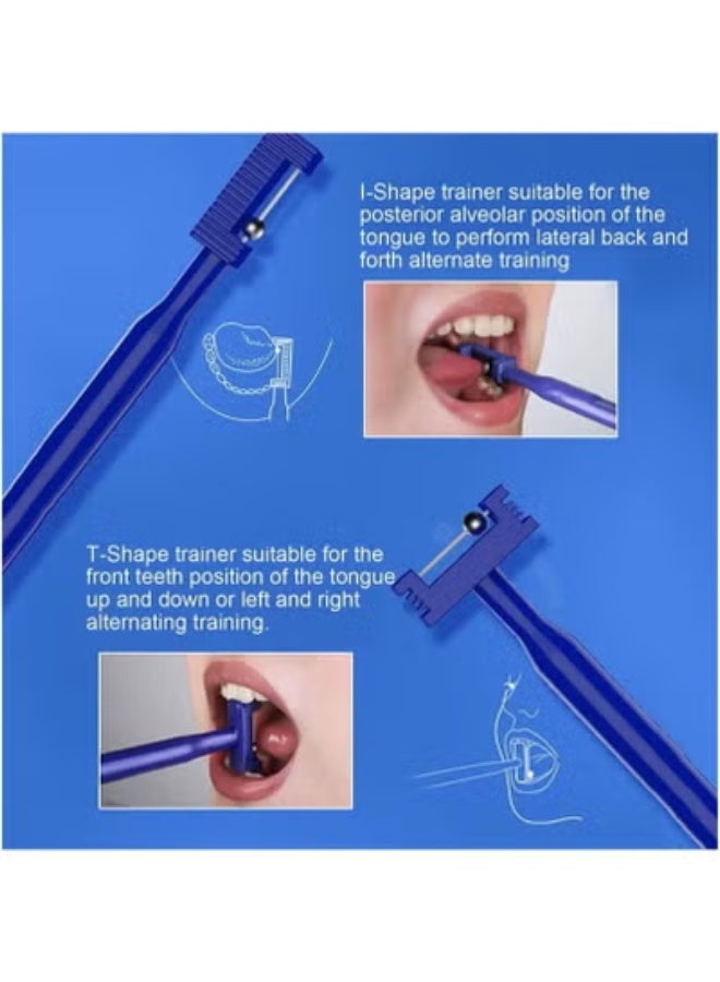 3-Piece Tongue Tip Exercise Set, Tongue Tip Lateralization Lifting Oral Muscle Training Tool - Image 4