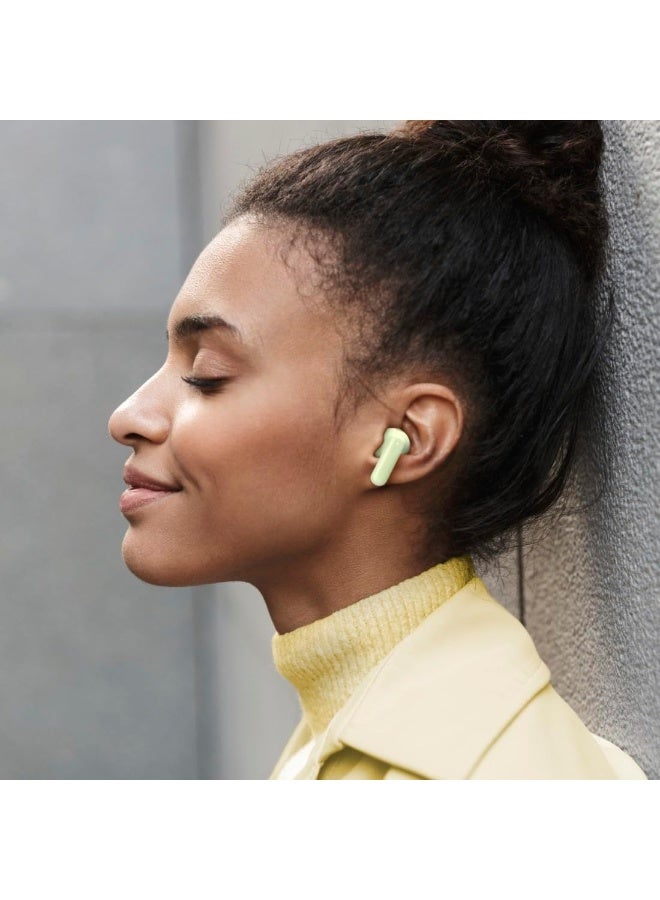 Hama |  Freedom Light II Bluetooth True Wireless Earbuds with Microphone, Touch/Voice Control, 20 Hour Battery, Charging/Carry Case, Green - Image 4