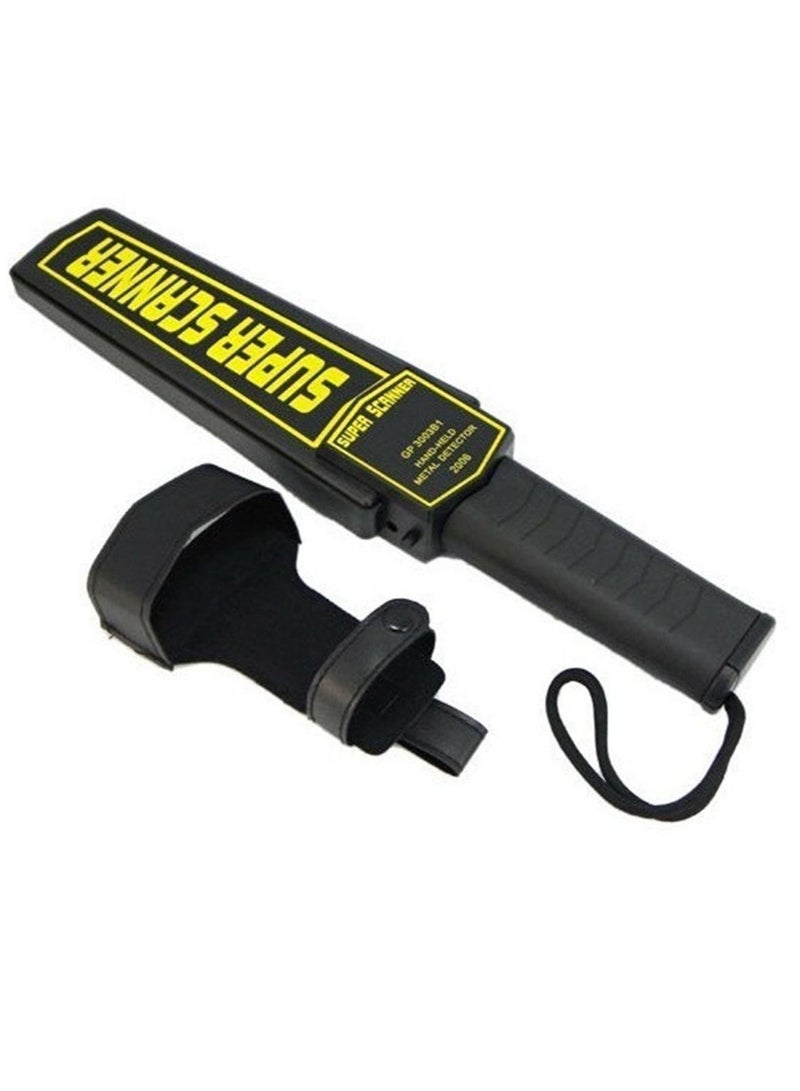Generic Super Scanner Handheld metal detector for Security Use with charger and 9V Rechargeable Battery  - Image 5