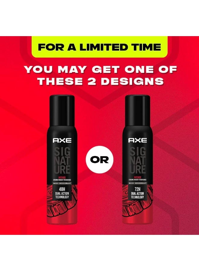 Axe Signature Intense Long Lasting No Gas Body Deodorant For Men 122ml 2PCS - Image 3