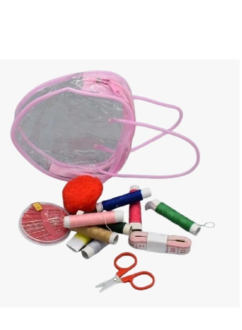 مجموعة من أدوات الخياطة ضرورية لإجراء إصلاحات سريعة وبسيطة على الملابس - تحتوي هذه المجموعة على جميع لوازم الخياطة بحجم صغير مناسب للسفر - Image 3