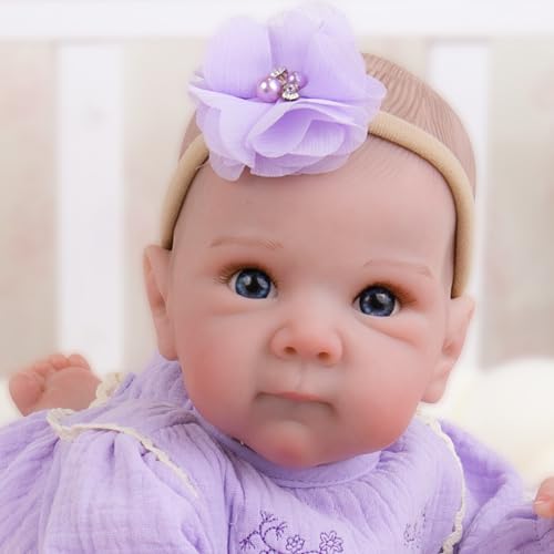 Milidool Lifelike Reborn Baby Dolls 20Inch Cute Soft Vinyl Realistic Baby Doll Poseable Real Life Baby Dolls with Complete Accessories for 3 Years Old Gifts - Image 5